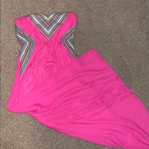 Strapless Maxi Dress